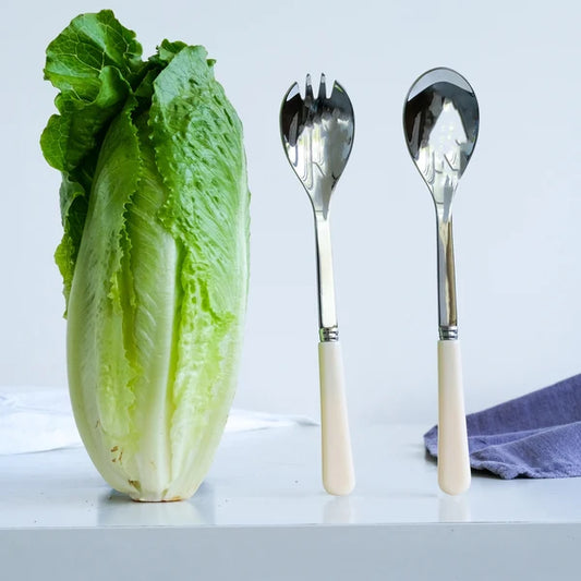 Sabre Paris Salatbesteck-Set Pop Ivory