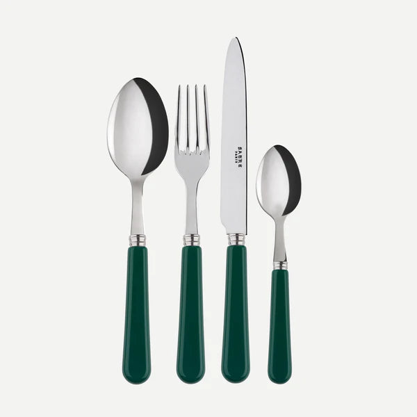 Sabre Besteckset, 24-teilig, Pop Unis Grün