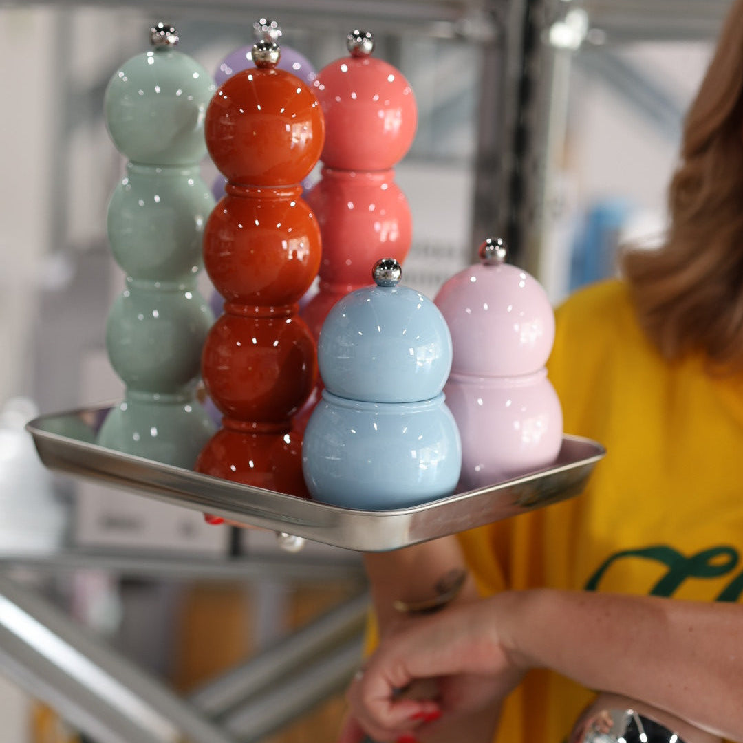 Bobbin Salt & Pepper Mill Coral Pink