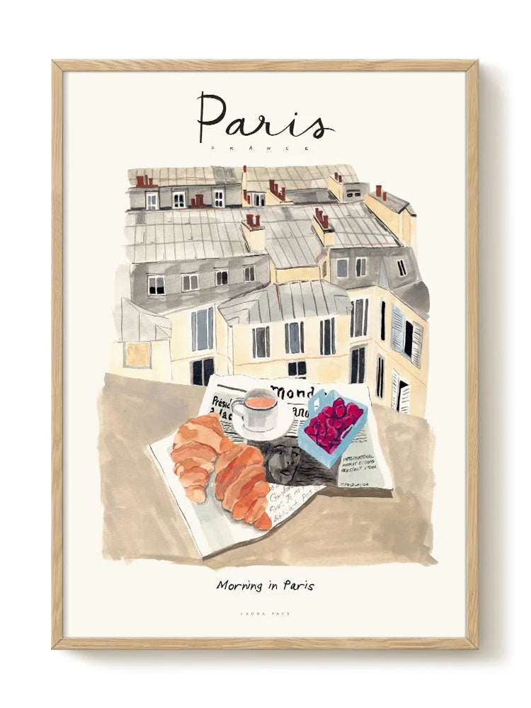 Poster Morning in Paris