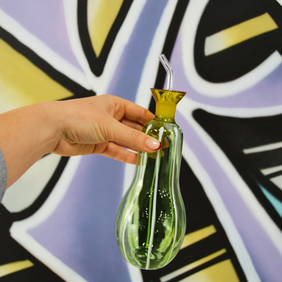 Oil Bottle Green Zucchini