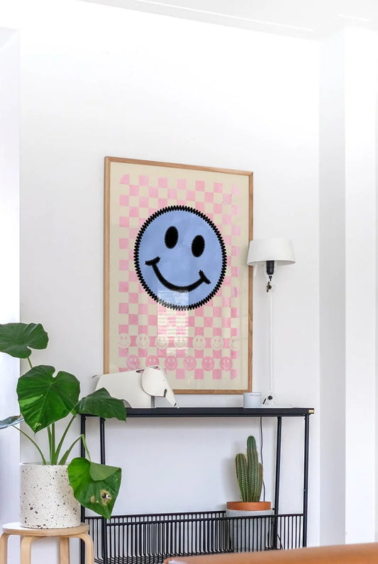 Plakat Smiler Pink