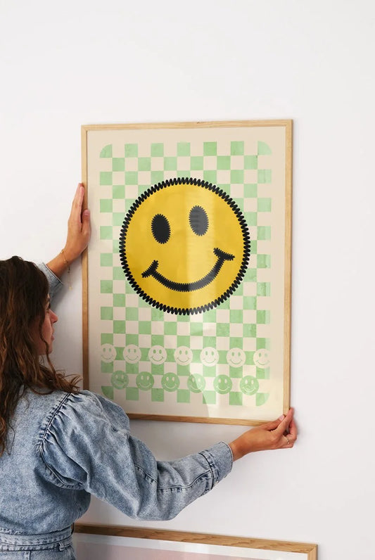 Poster Smiles Green