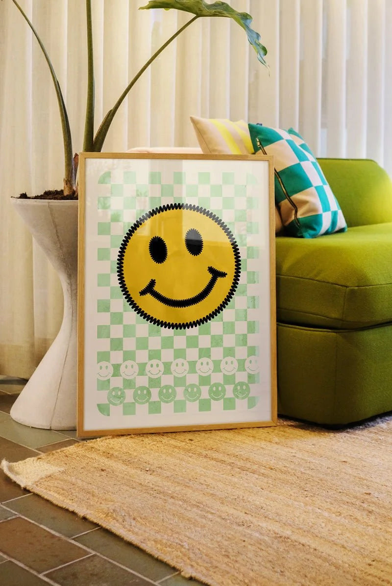 Poster Smiles Green