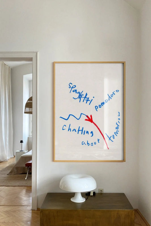 Poster Chatting by Ruby Hughes