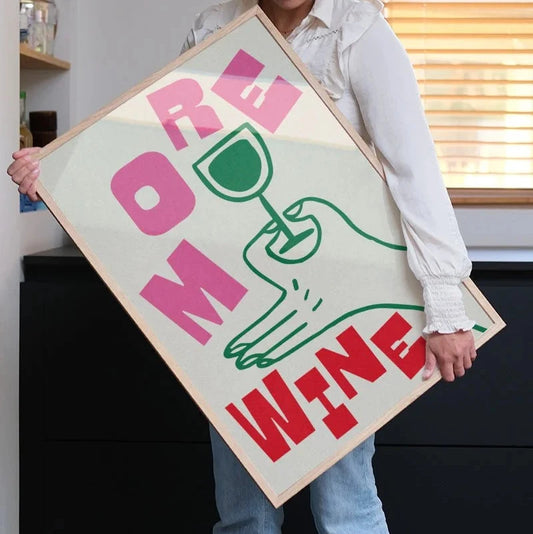 Poster More Wine