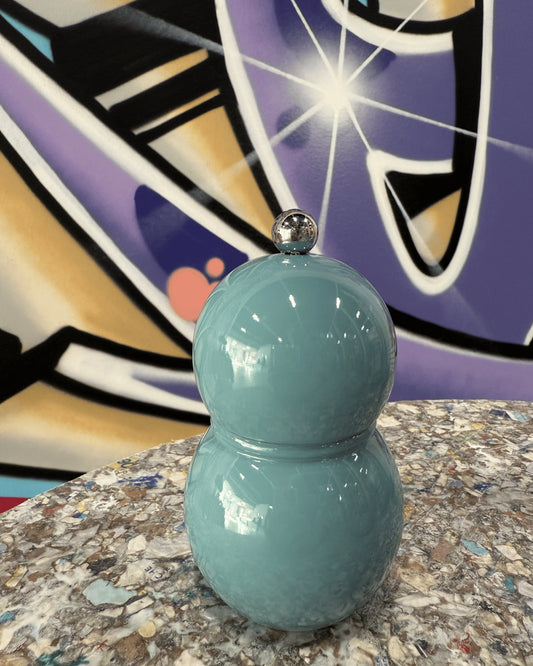 Small Bobbin Salt & Pepper Mill Chambray