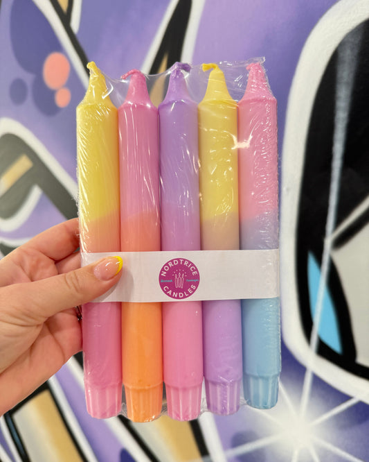 Candles Pastel Party Mix 5-p