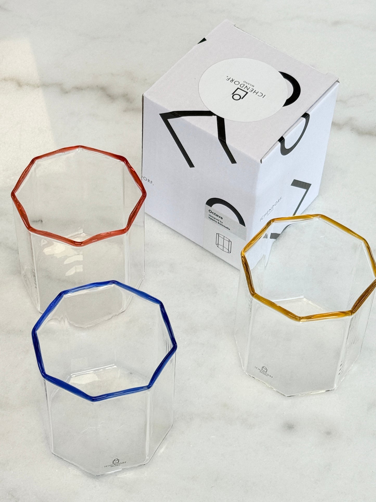 Octave Water Glass Amber