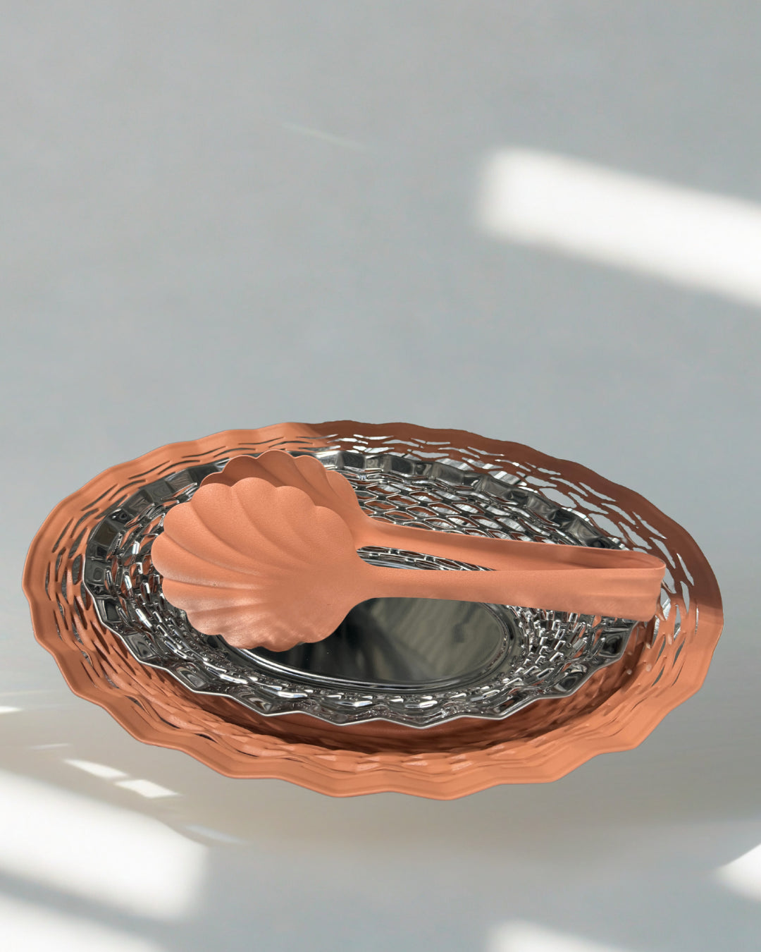 Bread Basket Stainless Steel Medium