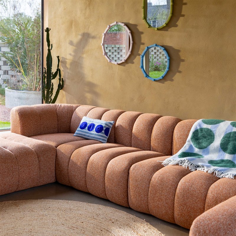 Espejo trozo ovalado verde