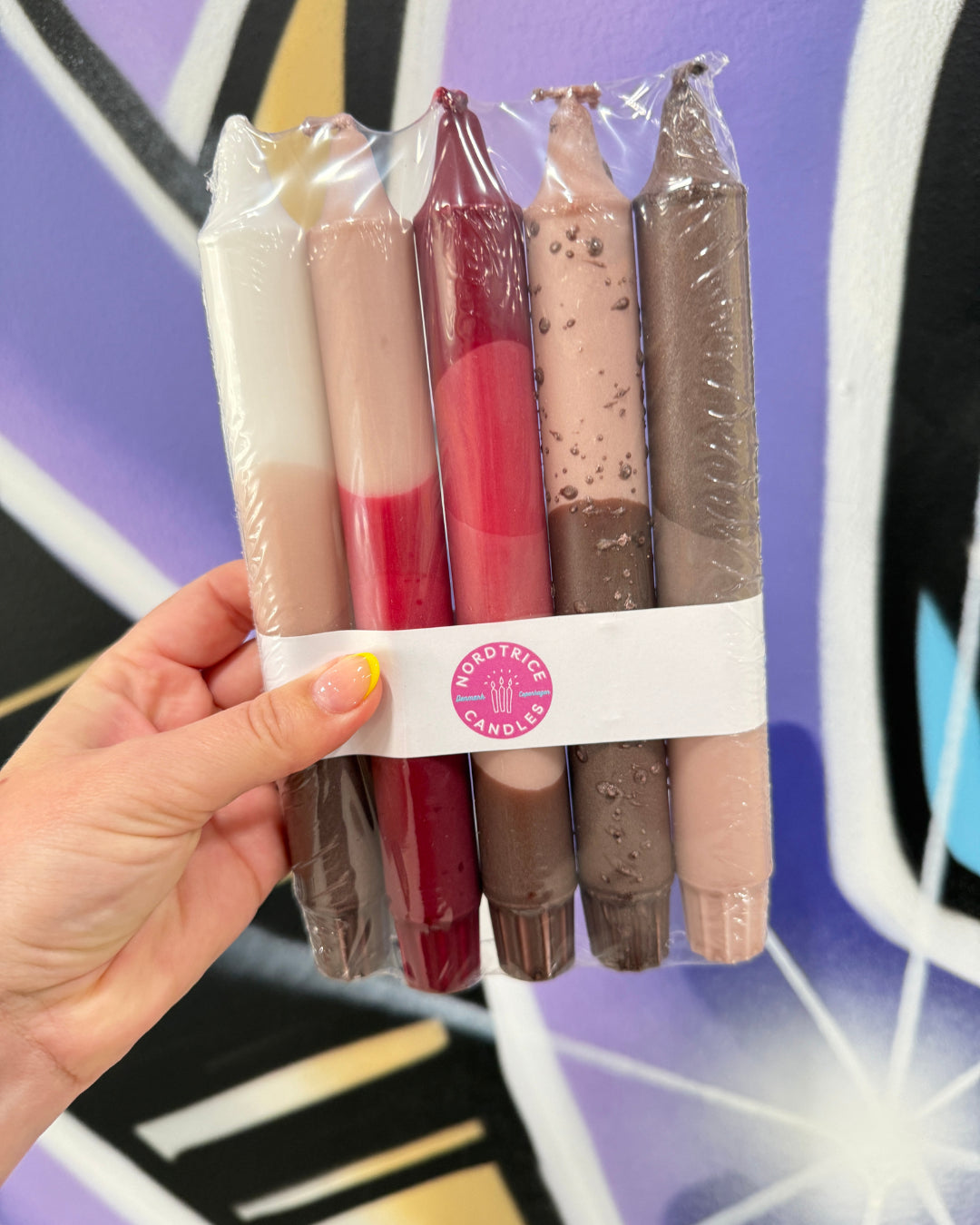 Candles Autumn Beige Mix 5-p