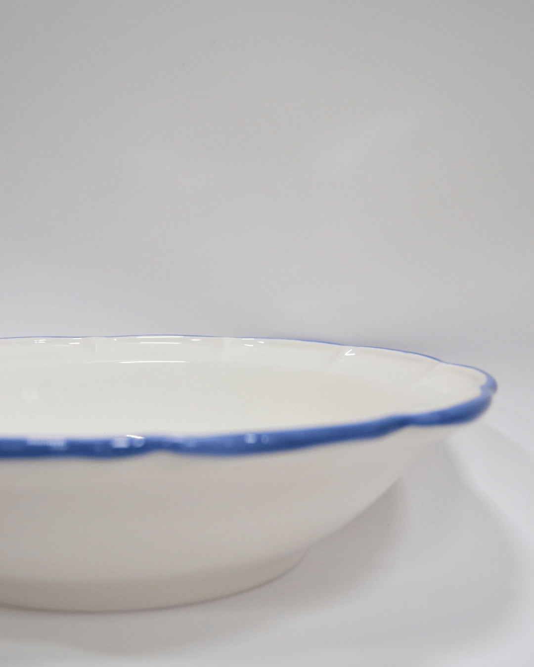 Salad Bowl Light Blue Line