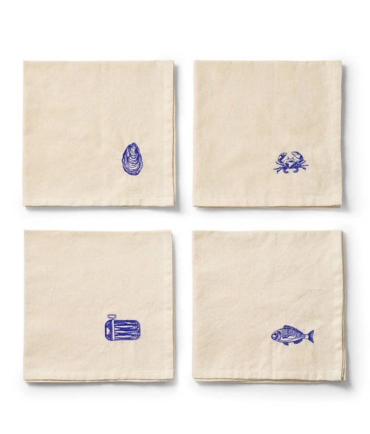 Midnatt Napkin Set La Mer