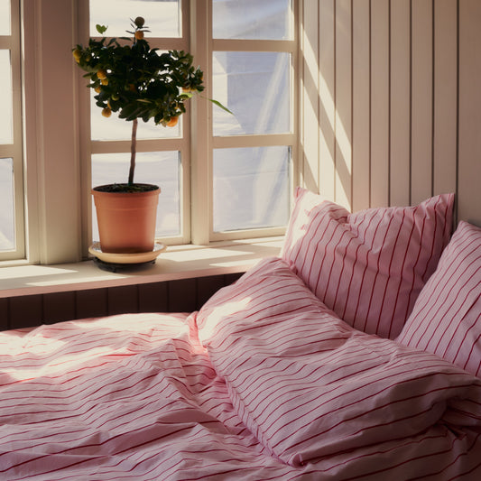 Bongusta Percale Dynebetræk Baby Pink & Ski Patrol
