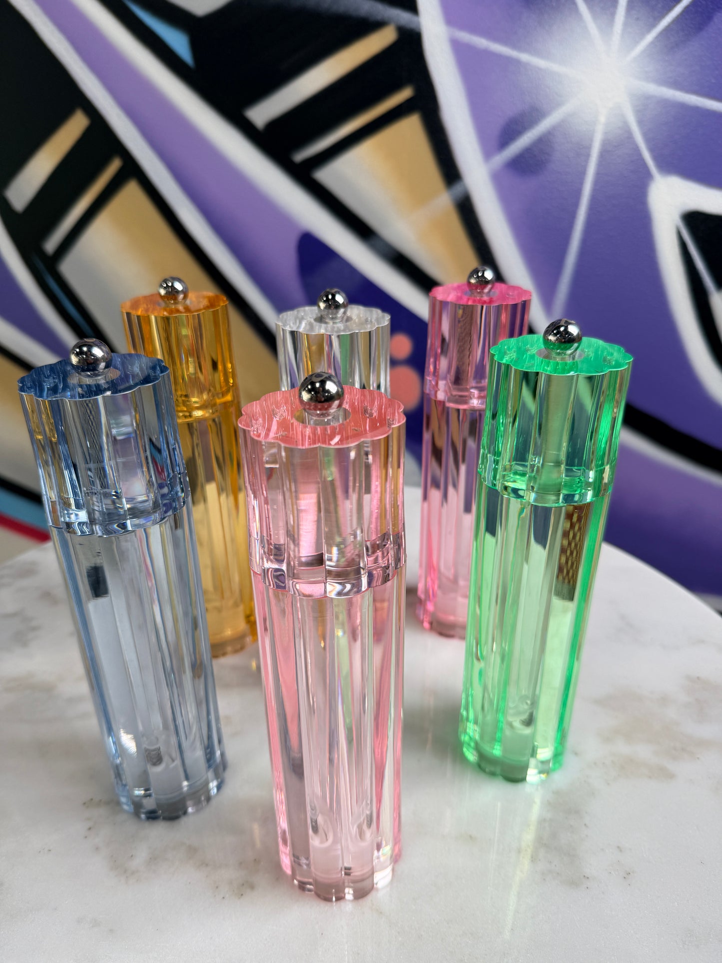 Icy Flute Green Salt & Pepper Mill