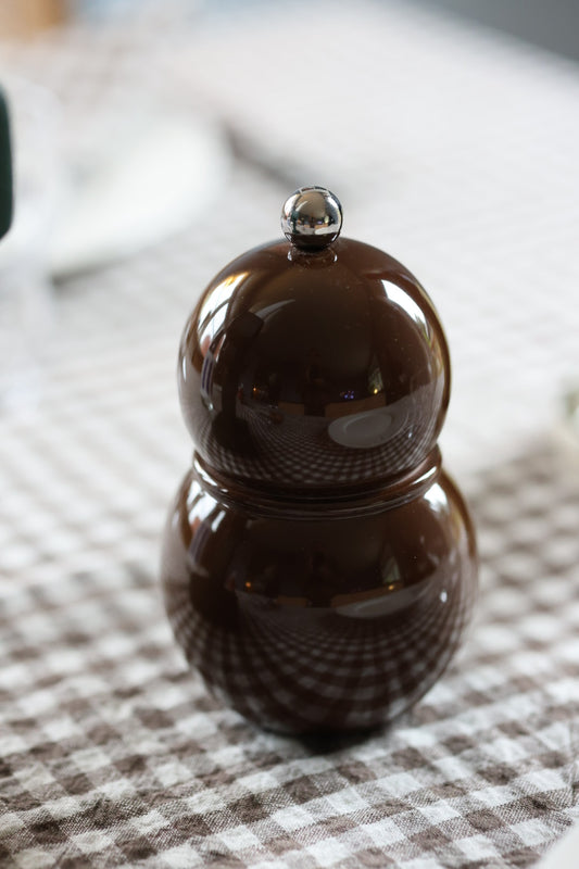 Small Bobbin Salt & Pepper Mill Chocolate