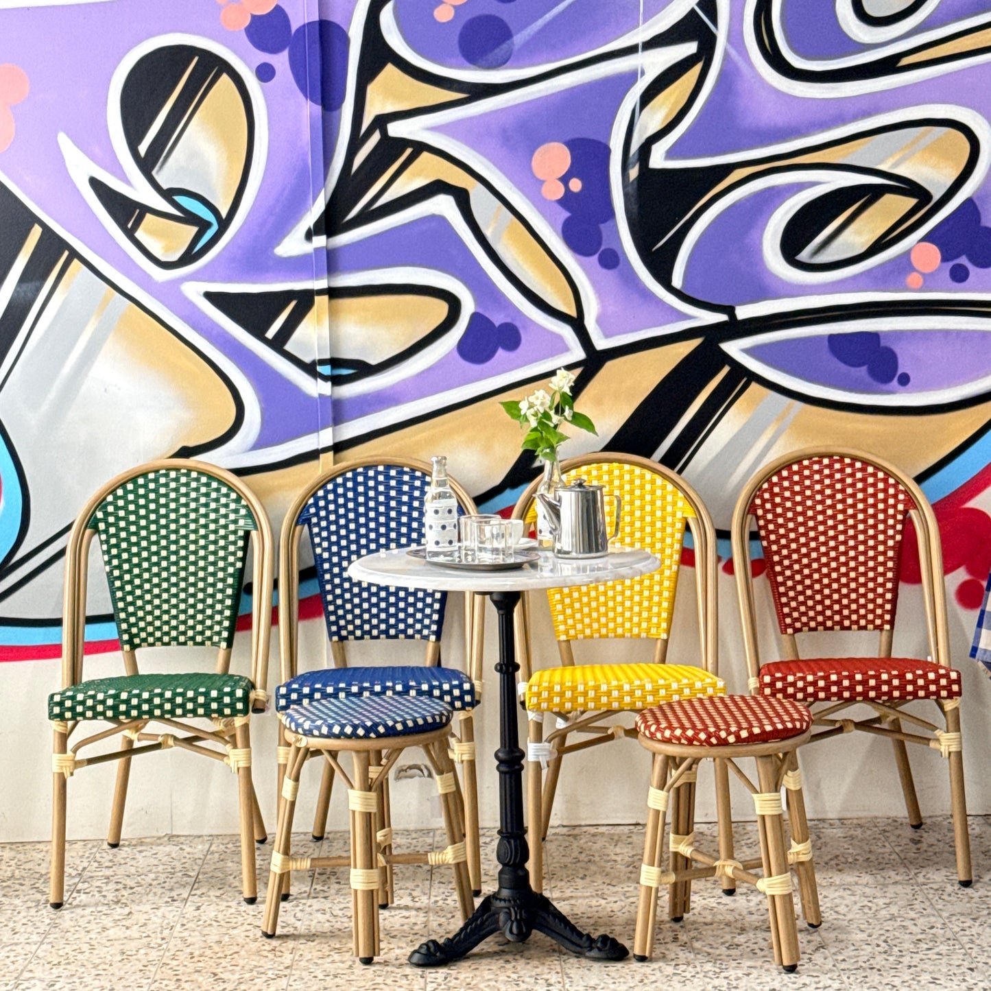 Il mio Bistro Stool Red