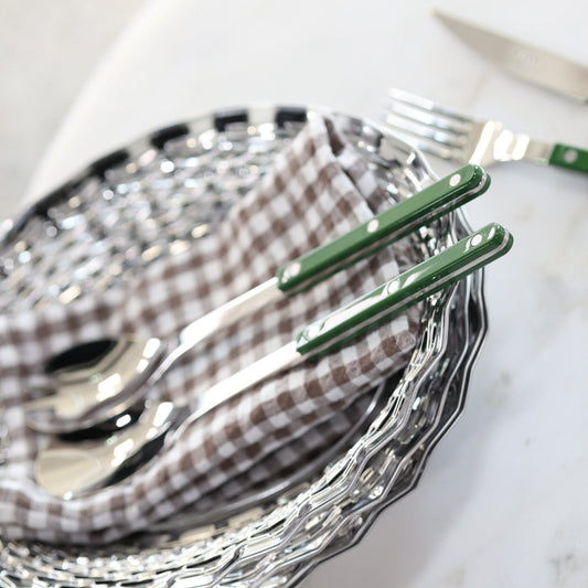 Sabre Salad Cutlery Set Dark Green