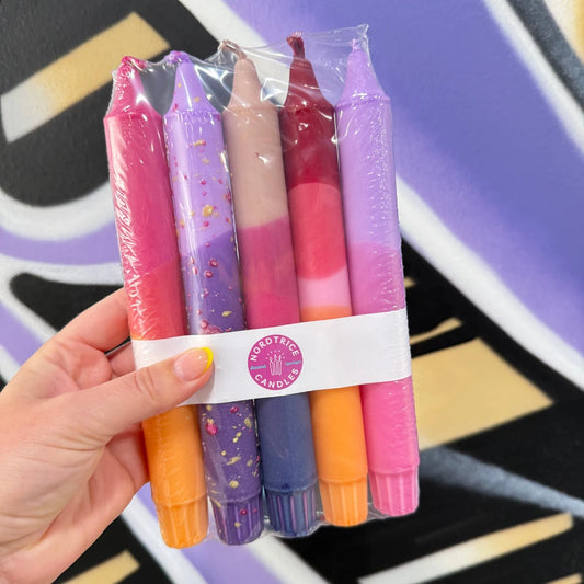 Candles Pastel Party Sunset Mix 5-p