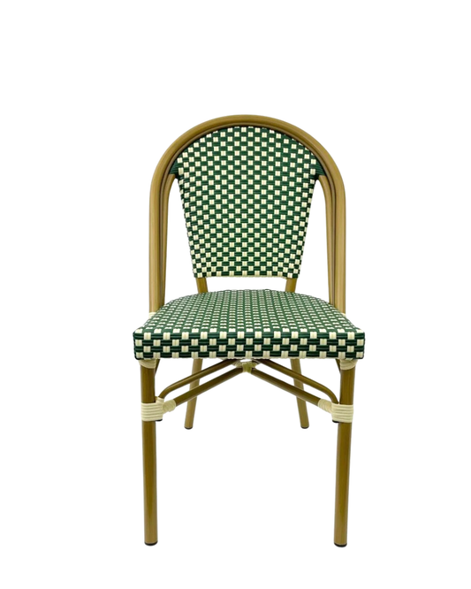 Sedia da bistrot francese verde