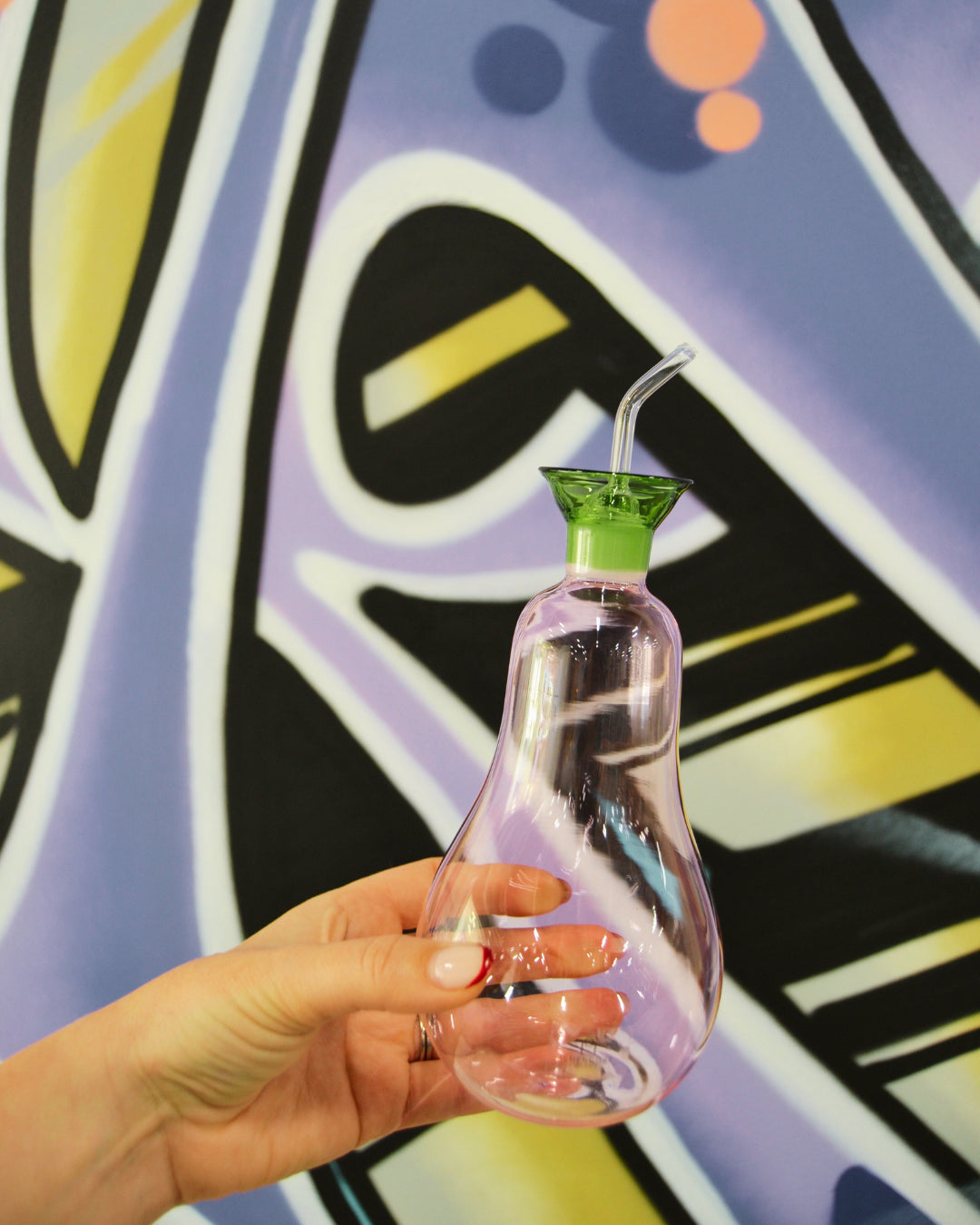 Oil Bottle Pink Eggplant