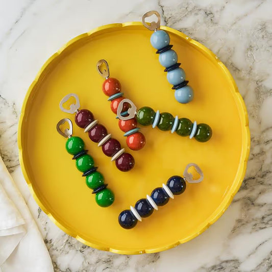 Bobbin Bottle Opener Navy & White