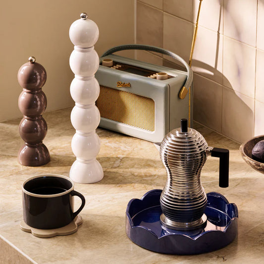 Big Bobbin Salt & Pepper Mill White