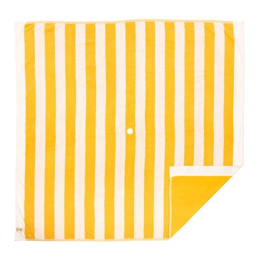 Beach Blanket Mimosa Yellow Stripe