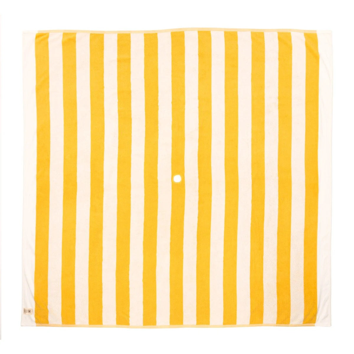 Beach Blanket Mimosa Yellow Stripe