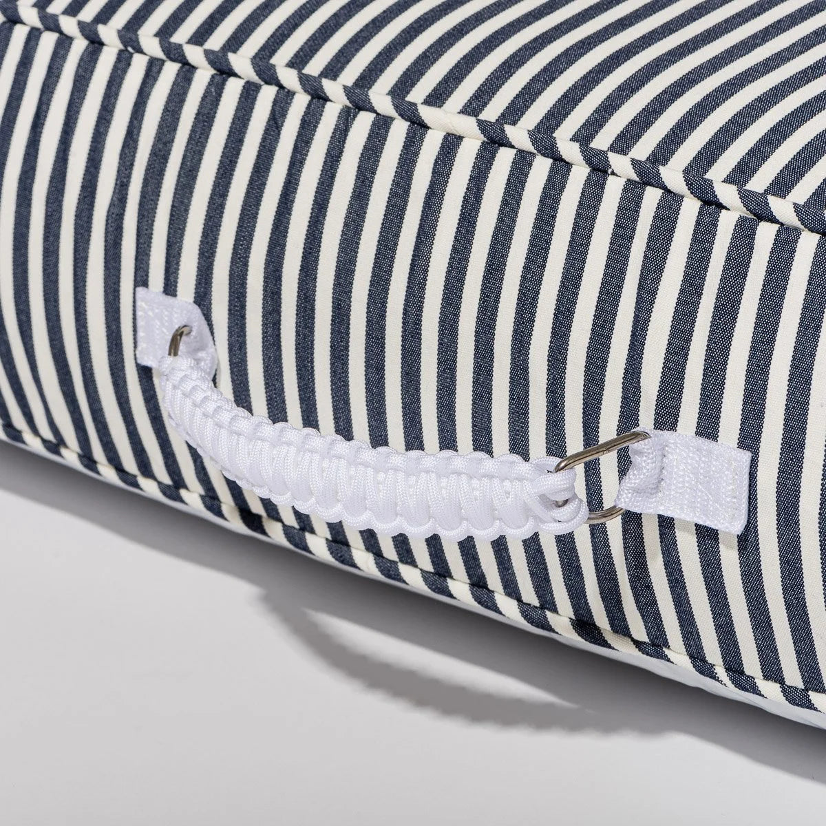 Pool Lounger Navy Stripe