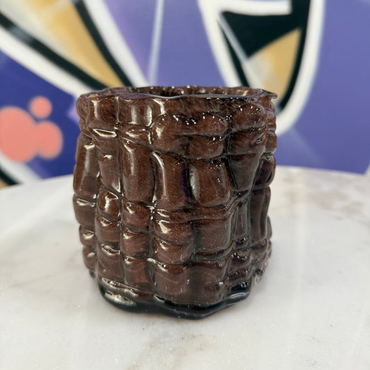 Candle Holder Laranne Brown