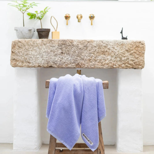 Bongusta Towels Solid Lavender Blue