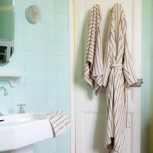 Bongusta Towels Beige & Black