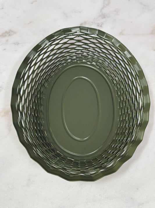 Bread Basket Large Olive Green