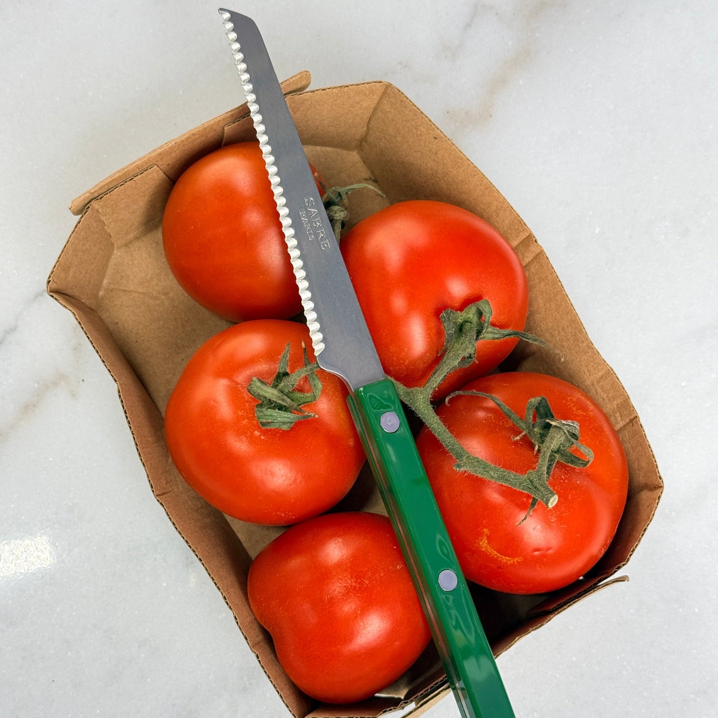 Sabre Vintage Tomato Knife Dark Green