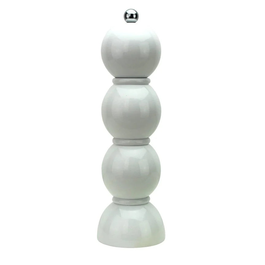 Bobbin Salt & Pepper Mill White