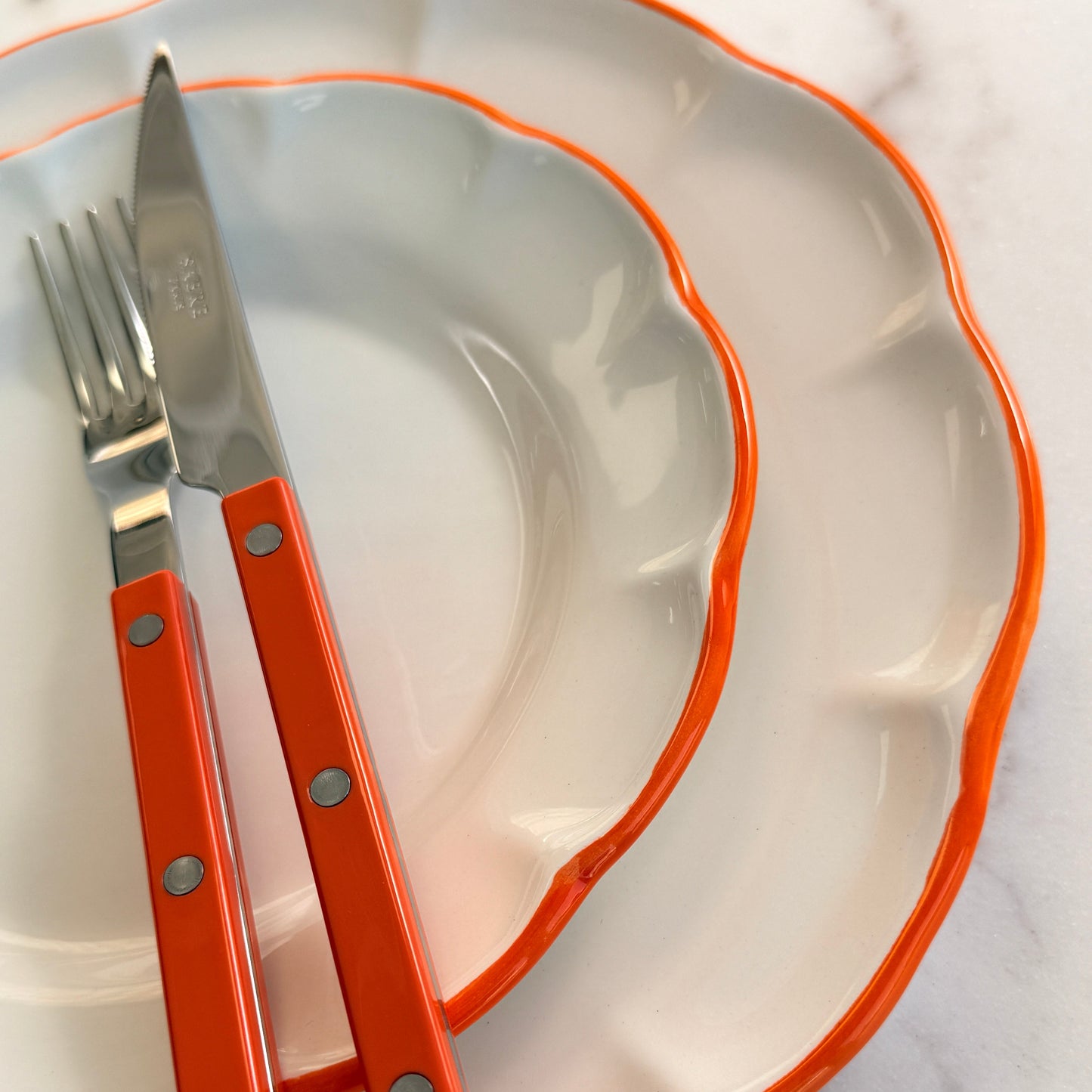 Little Plate Orange Line