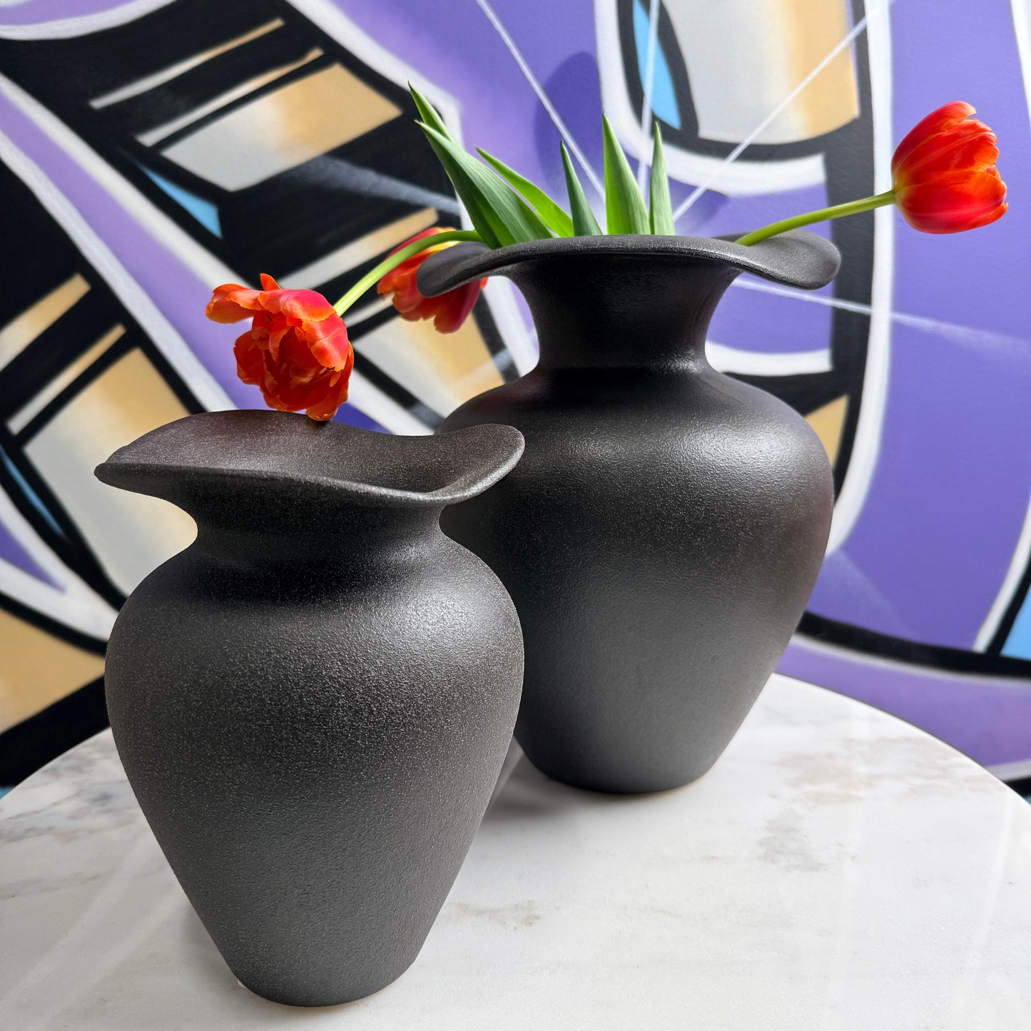 Florentina Black Vase M