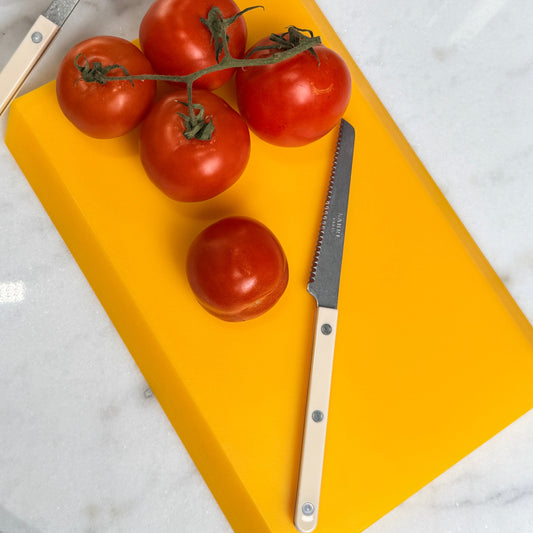 Coltello da pomodoro vintage Sabre Paris color avorio
