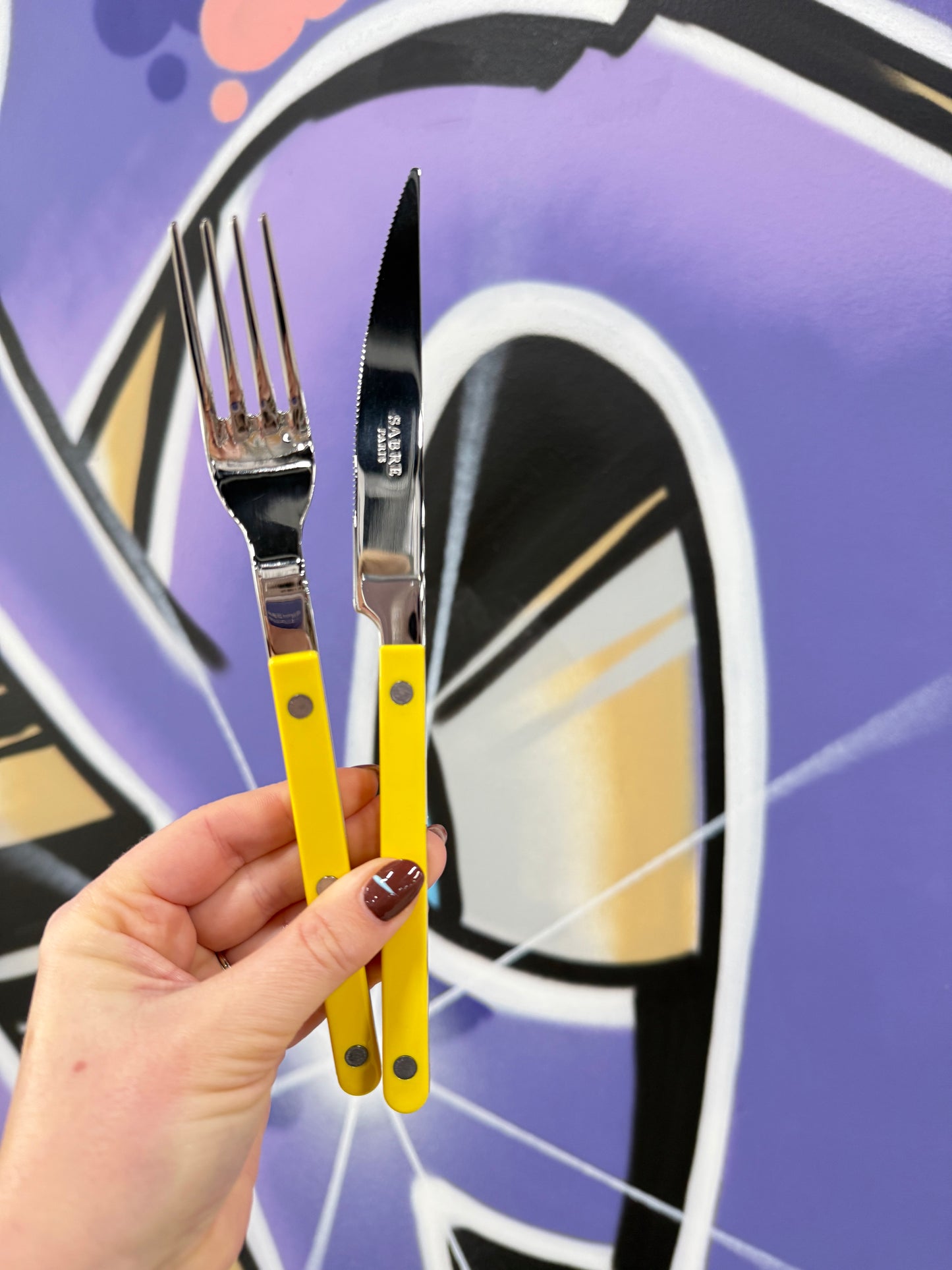 Sabre Cutlery Set Yellow