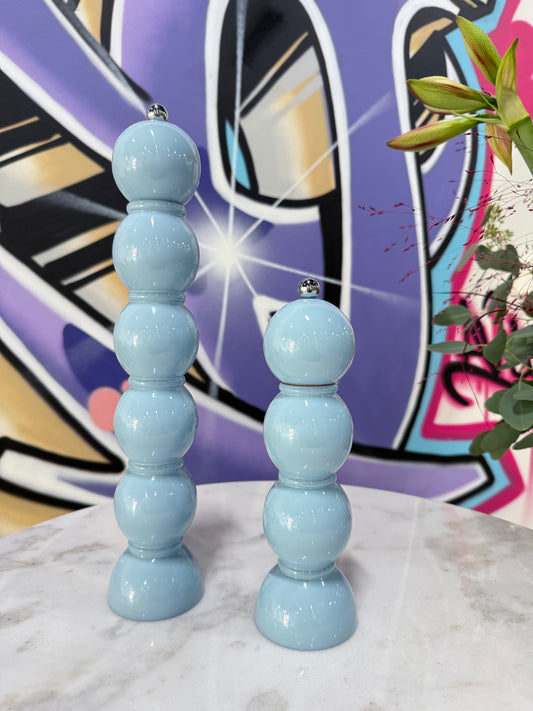 Big Bobbin Salt & Pepper Mill Light Blue