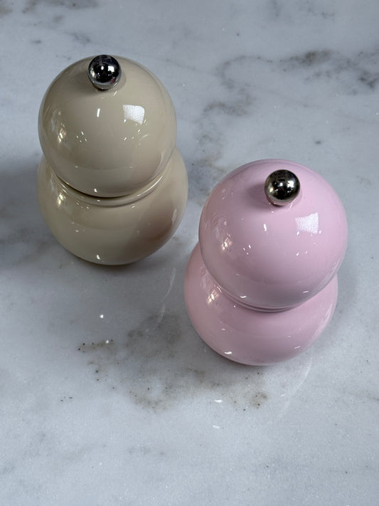 Small Bobbin Salt & Pepper Mill Pink