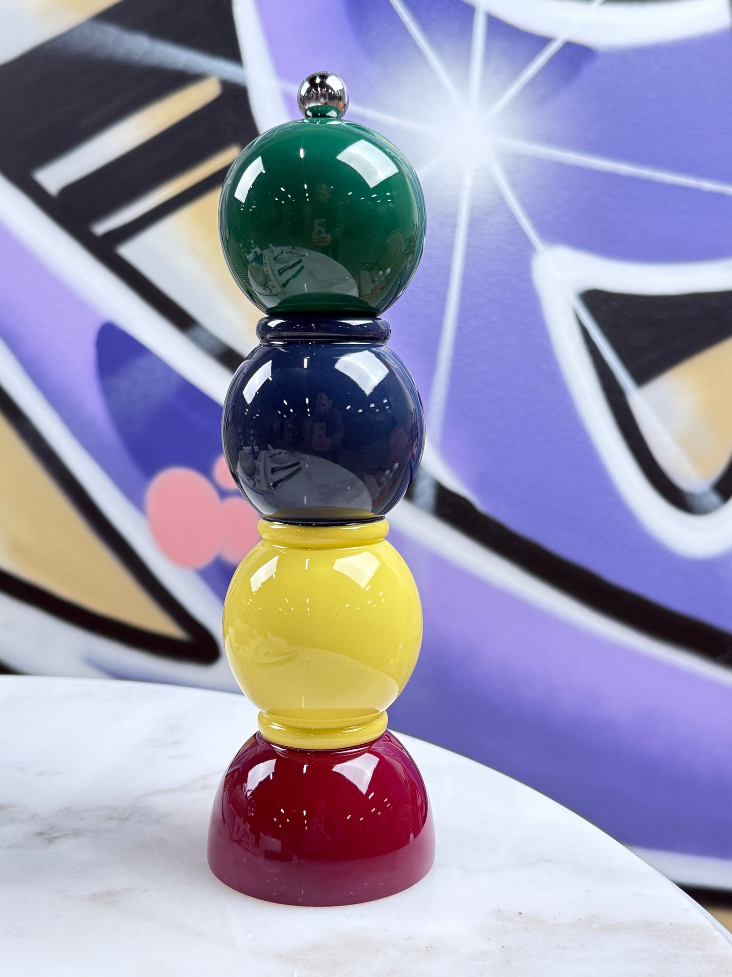 Bobbin Salt & Pepper Mill Multi Racing Green