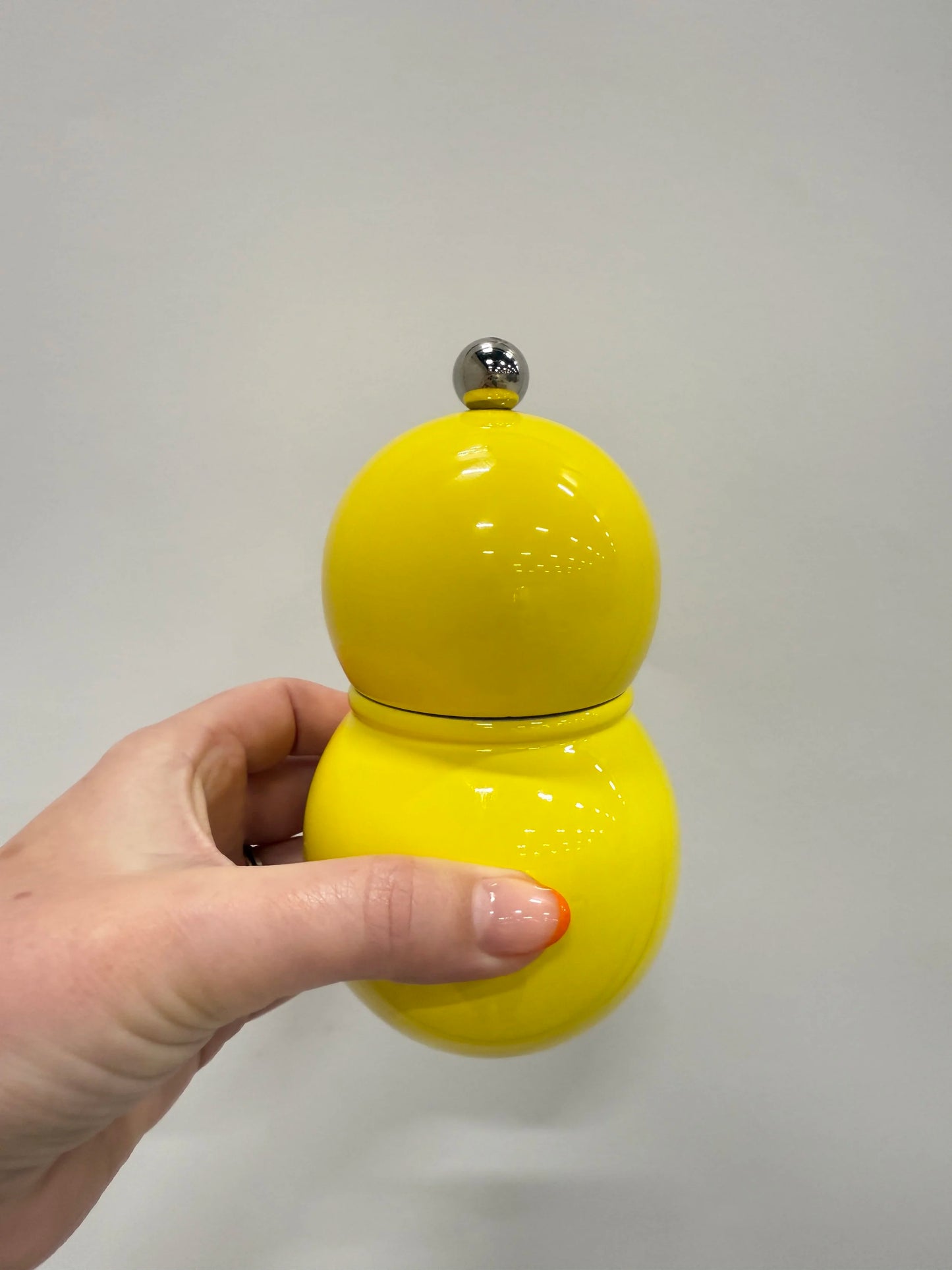 Small Bobbin Salt & Pepper Mill Yellow