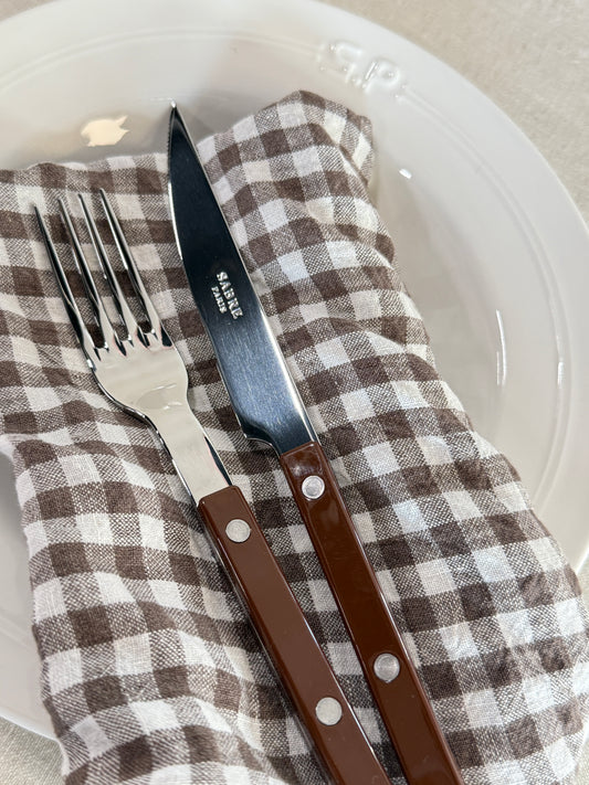 Sabre Cutlery Set Chocolate