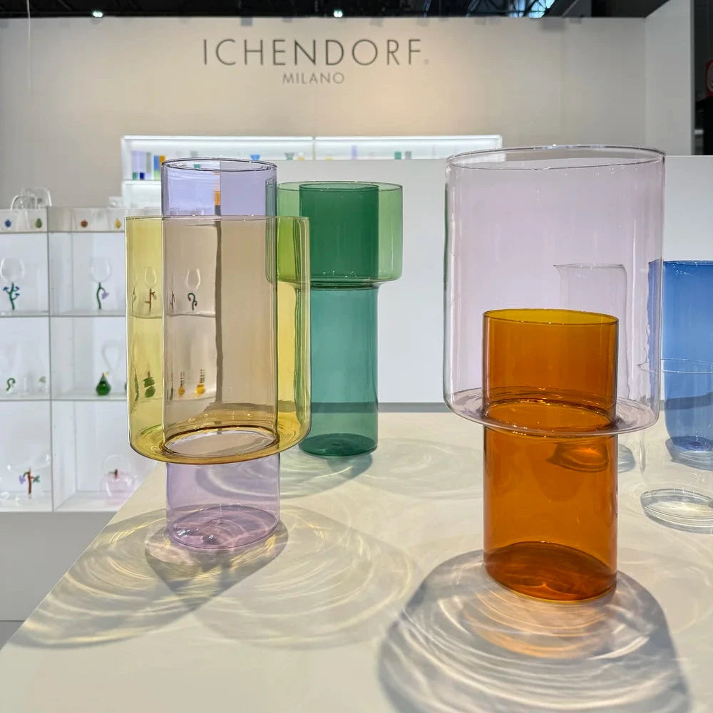 Vase Boreale Amber & Pink