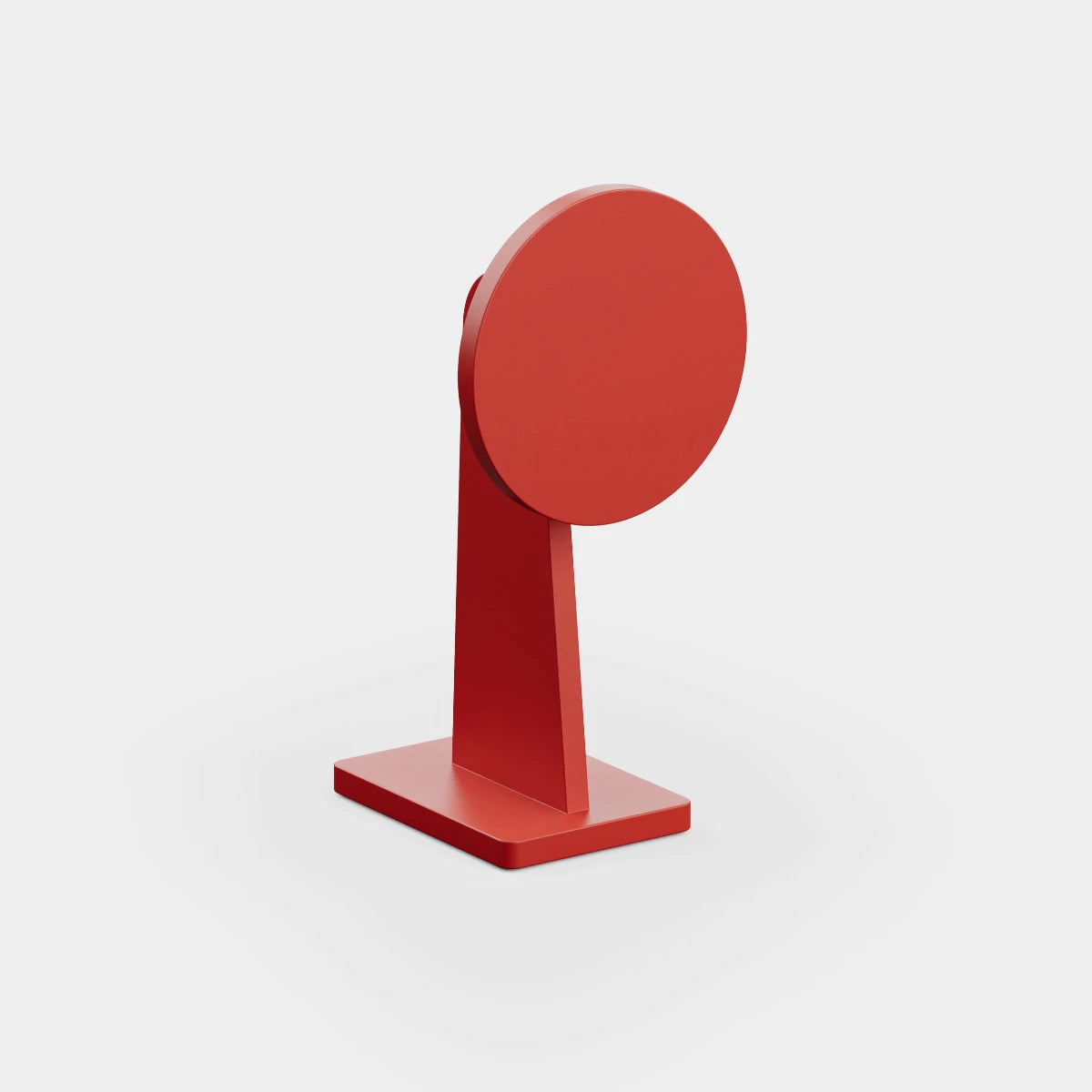 Bokstöd Massproductions röd framifrån mot vit bakgrund