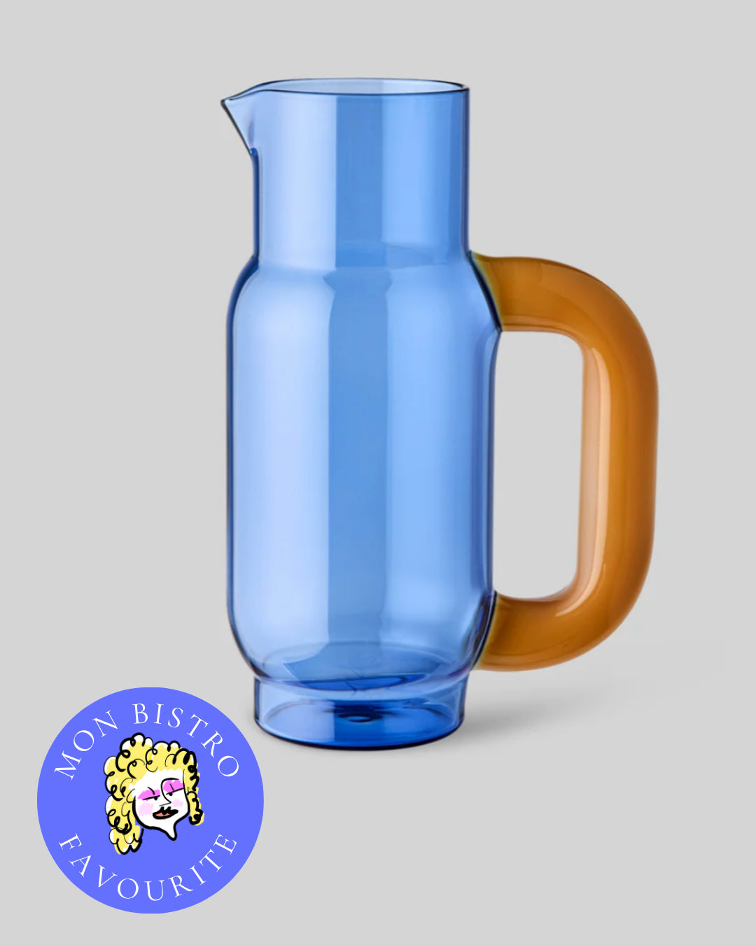 Pitcher Blue/Milky Amber
