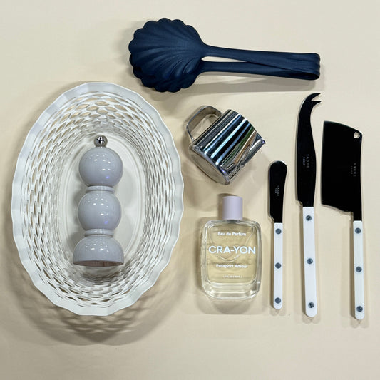 Bread Basket Medium Creme White